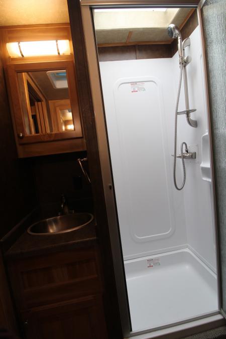 Used 2022 Exiss Escape 7210 - 10 ft short wall LQ - 2 Horse Trailer
