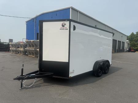 New 2027 Quality Cargo 7X14TA Cargo / Enclosed Trailer *WHITE W/ BLACK