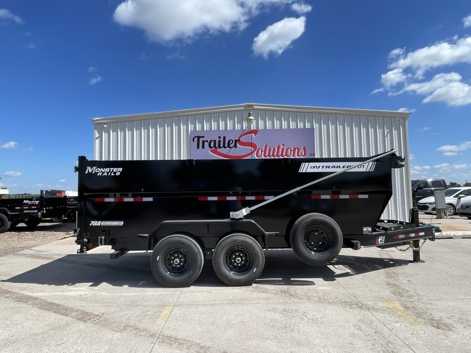 New 2027 PJ Trailers 16' X 83" X 48" Hydraulic Jack Dump Trailer