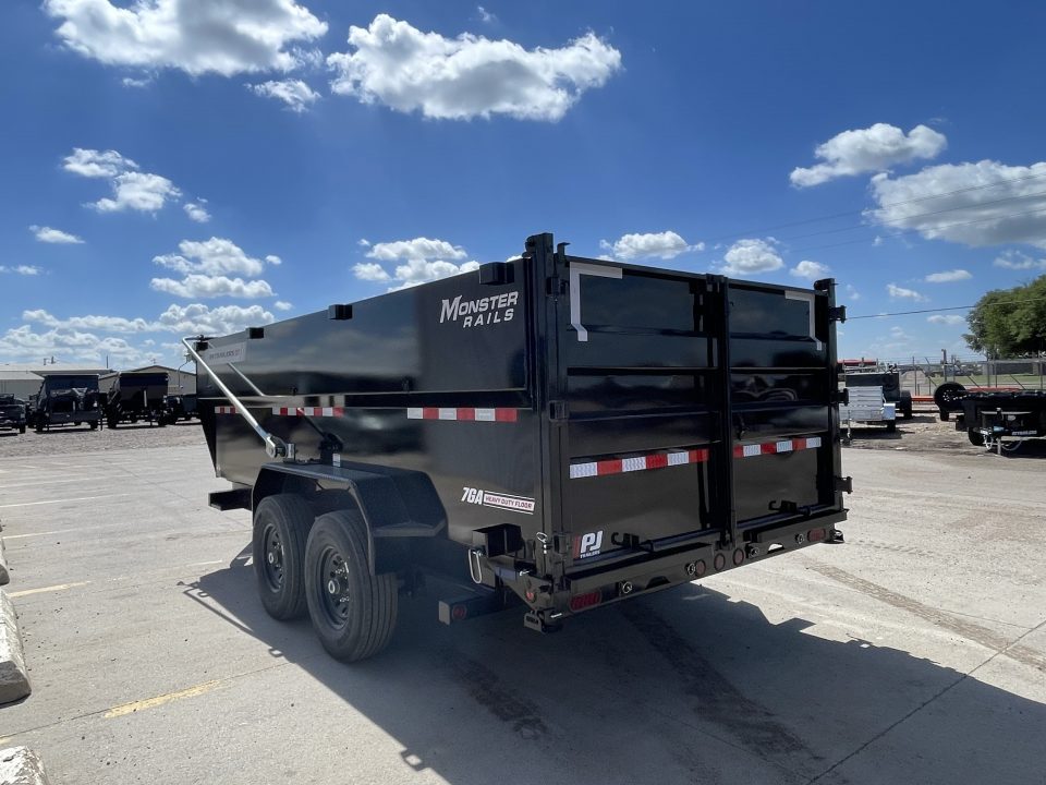 New 2027 PJ Trailers 16' X 83" X 48" Hydraulic Jack Dump Trailer