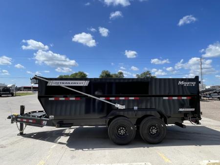 New 2027 PJ Trailers 16' X 83  X 48  Hydraulic Jack Dump Trailer