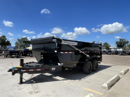 New 2027 PJ Trailers 16' X 83" X 48" Hydraulic Jack Dump Trailer