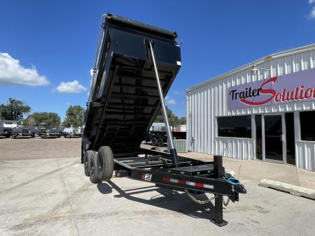 New 2027 PJ Trailers 16' X 83" X 48" Hydraulic Jack Dump Trailer