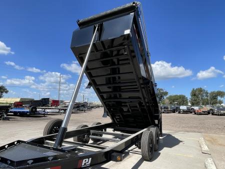 New 2027 PJ Trailers 16' X 83" X 48" Hydraulic Jack Dump Trailer