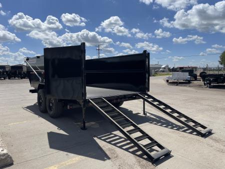New 2027 PJ Trailers 16' X 83" X 48" Hydraulic Jack Dump Trailer