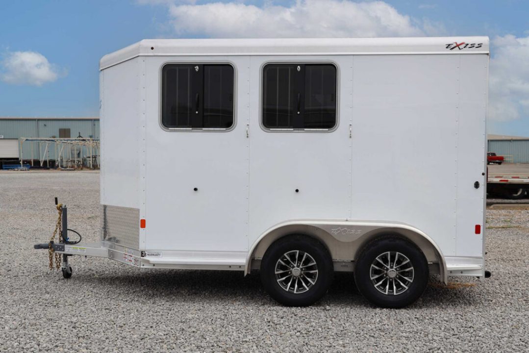 New 2027 Exiss Trailers Express 2 Horse Bumper Pull SS Edition Horse Trailer