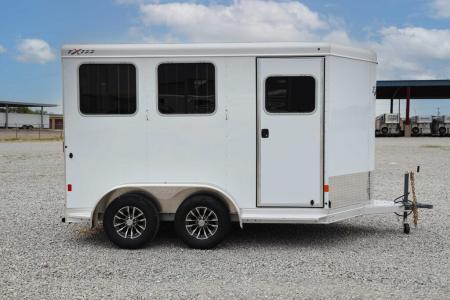 New 2027 Exiss Trailers Express 2 Horse Bumper Pull SS Edition Horse Trailer