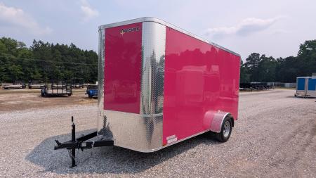 New 2026 Arising 7x12 hot pink sa Cargo / Enclosed Trailer