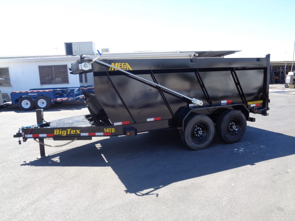 New 2027 Big Tex Trailers * 14TD-14 * 14Ft Heavy Duty Telescopic 15.4k Dump Trailer w/ X-Series Package & 4Ft Sides