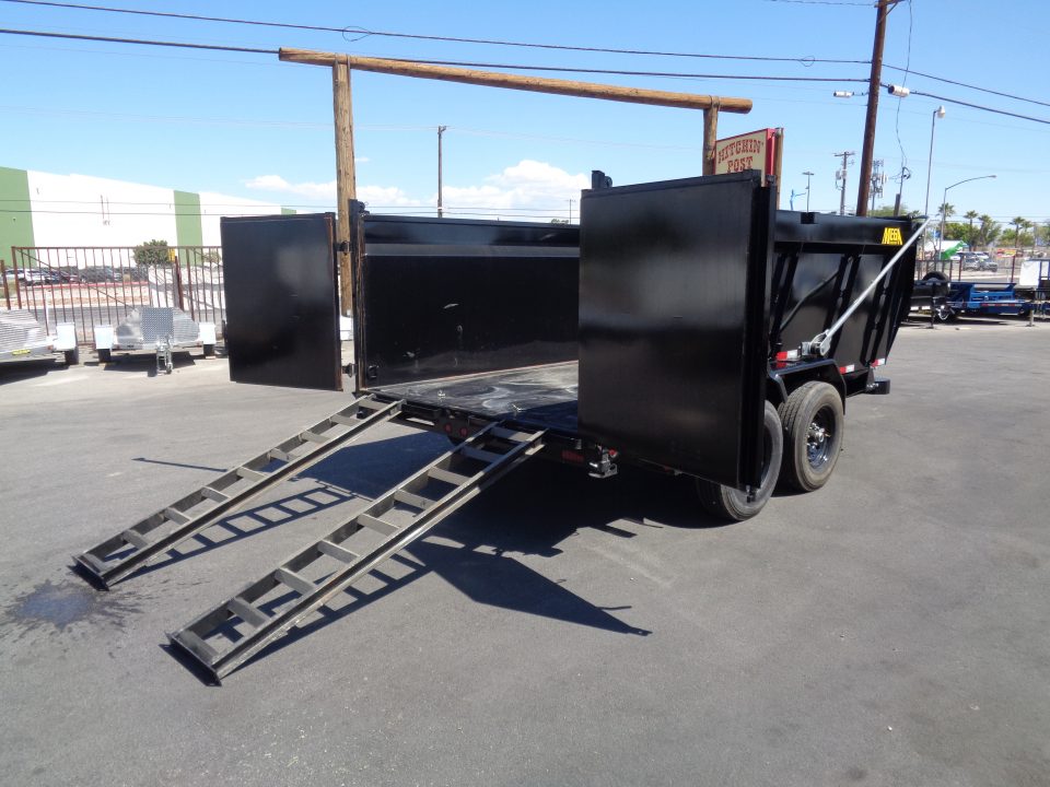 New 2027 Big Tex Trailers * 14TD-14 * 14Ft Heavy Duty Telescopic 15.4k Dump Trailer w/ X-Series Package & 4Ft Sides