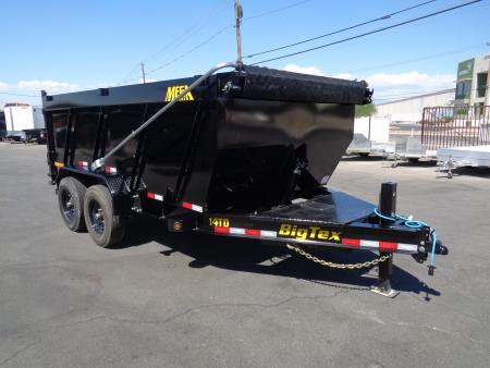 New 2027 Big Tex Trailers * 14TD-14 * 14Ft Heavy Duty Telescopic 15.4k Dump Trailer w/ X-Series Package & 4Ft Sides
