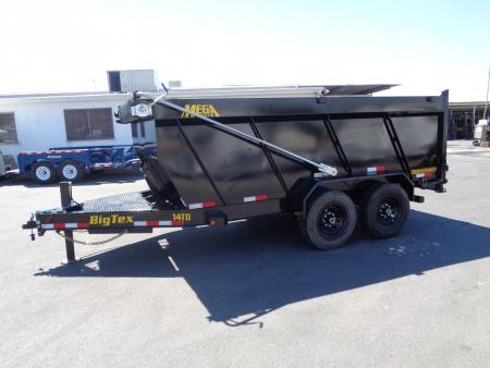 New 2027 Big Tex Trailers * 14TD-14 * 14Ft Heavy Duty Telescopic 15.4k Dump Trailer w/ X-Series Package & 4Ft Sides