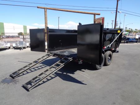New 2027 Big Tex Trailers * 14TD-14 * 14Ft Heavy Duty Telescopic 15.4k Dump Trailer w/ X-Series Package & 4Ft Sides