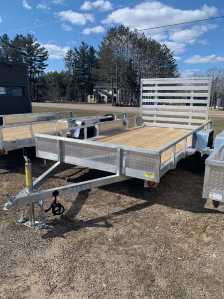 New 2027 Quality Aluminum 74  x 12' Simplicity Utility Trailer