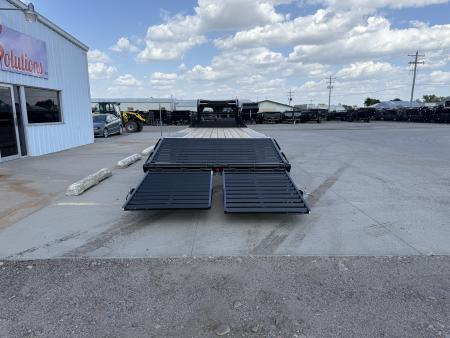 New 2027 PJ Trailers 25' x 102" 7000LB Axles Flatbed Trailer