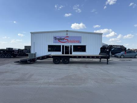 New 2027 PJ Trailers 25' x 102" 7000LB Axles Flatbed Trailer