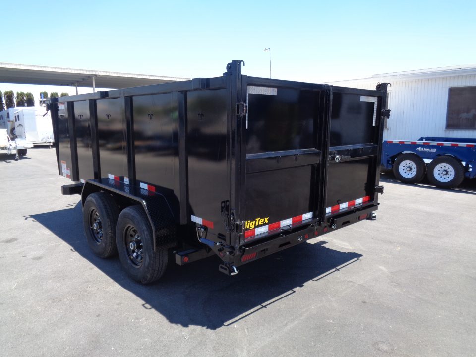 New 2027 Big Tex Trailers * 14LP-14 P4 * 14Ft 4Ft-Side Heavy Duty Ultra Low Profile 14k Dump Trailer w/ 4Ft Sides
