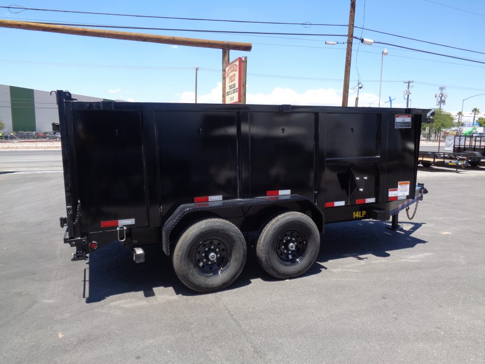 New 2027 Big Tex Trailers * 14LP-14 P4 * 14Ft 4Ft-Side Heavy Duty Ultra Low Profile 14k Dump Trailer w/ 4Ft Sides