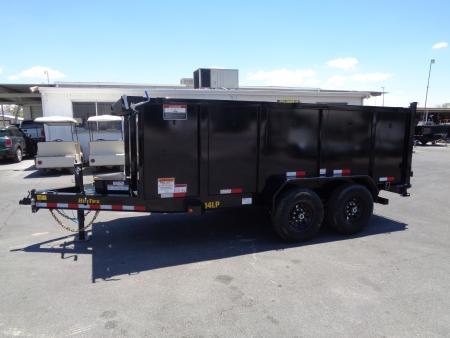 New 2027 Big Tex Trailers * 14LP-14 P4 * 14Ft 4Ft-Side Heavy Duty Ultra Low Profile 14k Dump Trailer w/ 4Ft Sides