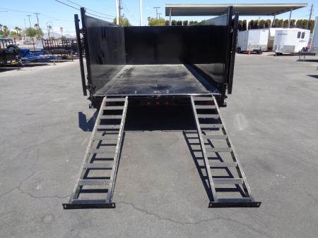New 2027 Big Tex Trailers * 14LP-14 P4 * 14Ft 4Ft-Side Heavy Duty Ultra Low Profile 14k Dump Trailer w/ 4Ft Sides