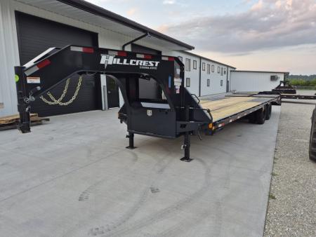 New Hillcrest Trailers 25+5 GN, 25.9k Axles, 14 ply tires, SPARE