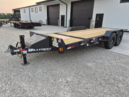 New Hillcrest 16+4 Cushion Tilt, 7k axles, upgraded 14 ply tires, Toolbox, Spare mount