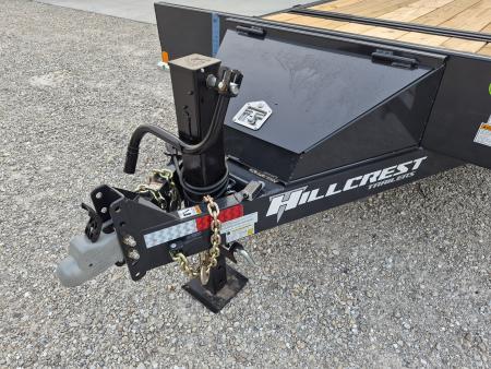 New Hillcrest 16+4 Cushion Tilt, 7k axles, upgraded 14 ply tires, Toolbox, Spare mount