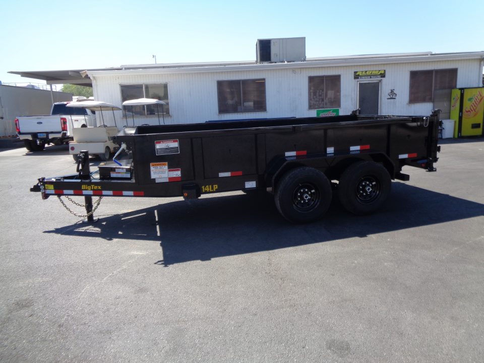 New 2027 Big Tex Trailers * 14LP-14 * 14Ft 4Ft-Side Heavy Duty Ultra Low Profile 14k Dump Trailer