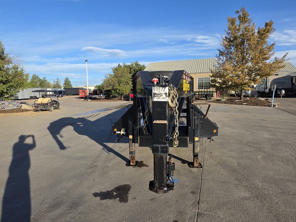 Used 2021 BIG TEX 25GN-40D5A Flatbed Trailer