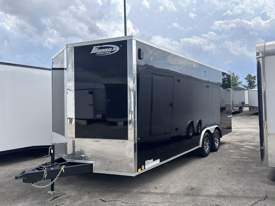 New 2026 Formula Trailers TRAVERSE 20 FT ENCLOSED CAR HAULER 7 FT INT RAMP DOOR 10K GVWR