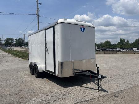 New 2025 Interstate Cargo 7 X 14 FT CARGO TRAILER ENCLOSED RAMP DOOR 7K GVWR