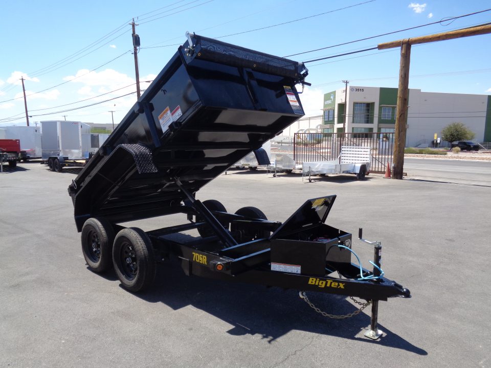 New 2027 BIG TEX Trailers * 70SR-10 * 5x10 Tandem Axle Single Ram 7k Dump Trailer