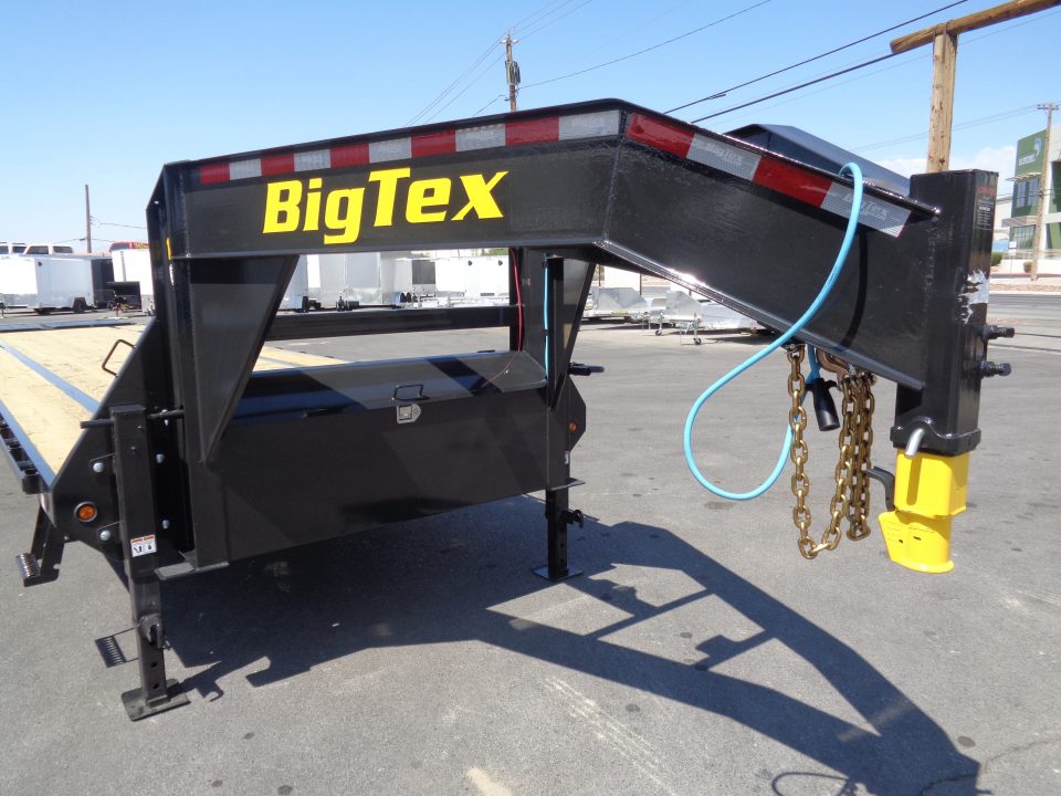 New 2027 Big Tex Trailer * 14GN-40D5A * 40ft Single Wheel Tandem Axle Gooseneck Trailer W/ Mega Ramps