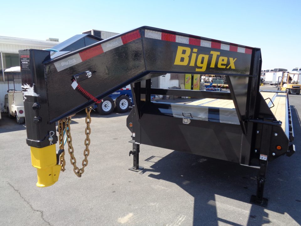 New 2027 Big Tex Trailer * 14GN-40D5A * 40ft Single Wheel Tandem Axle Gooseneck Trailer W/ Mega Ramps