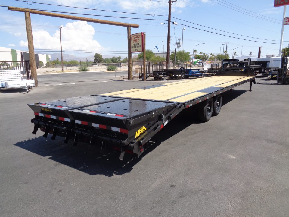 New 2027 Big Tex Trailer * 14GN-40D5A * 40ft Single Wheel Tandem Axle Gooseneck Trailer W/ Mega Ramps