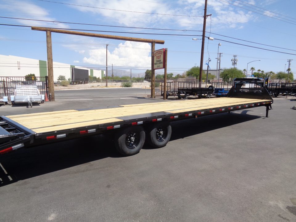 New 2027 Big Tex Trailer * 14GN-40D5A * 40ft Single Wheel Tandem Axle Gooseneck Trailer W/ Mega Ramps