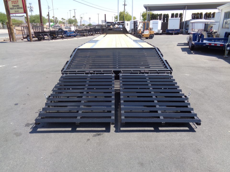 New 2027 Big Tex Trailer * 14GN-40D5A * 40ft Single Wheel Tandem Axle Gooseneck Trailer W/ Mega Ramps