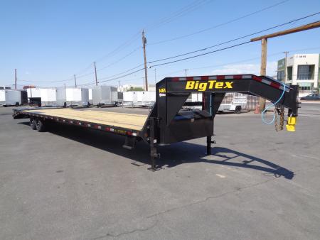 New 2027 Big Tex Trailer * 14GN-40D5A * 40ft Single Wheel Tandem Axle Gooseneck Trailer W/ Mega Ramps