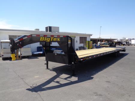 New 2027 Big Tex Trailer * 14GN-40D5A * 40ft Single Wheel Tandem Axle Gooseneck Trailer W/ Mega Ramps