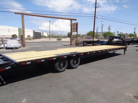New 2027 Big Tex Trailer * 14GN-40D5A * 40ft Single Wheel Tandem Axle Gooseneck Trailer W/ Mega Ramps