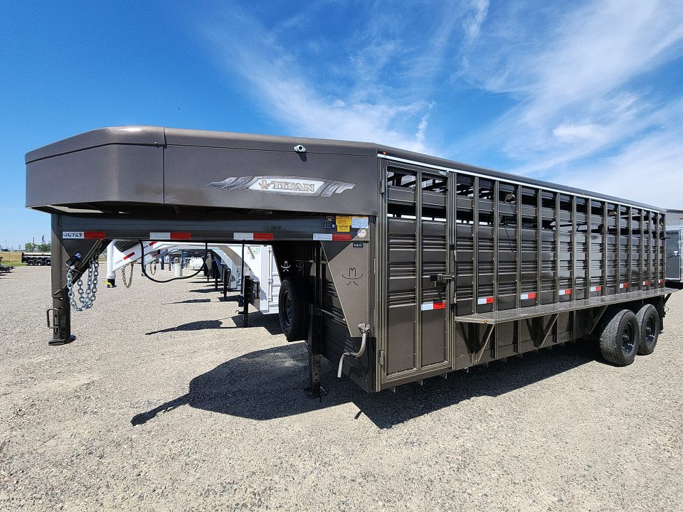 New 2026 Titan Trailer STOCK 22' Stock / Stock Combo Trailer