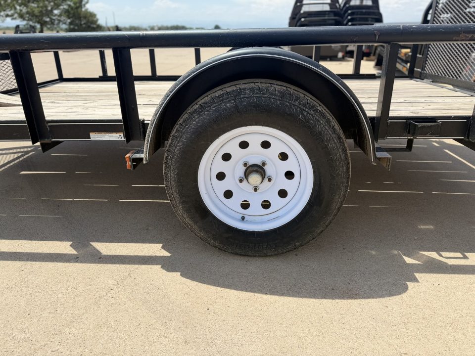 Used 2018 COTC 5-10 Ramp Gate Utility Flatbed Trailer