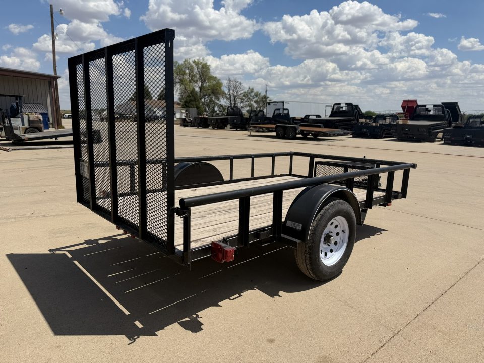 Used 2018 COTC 5-10 Ramp Gate Utility Flatbed Trailer