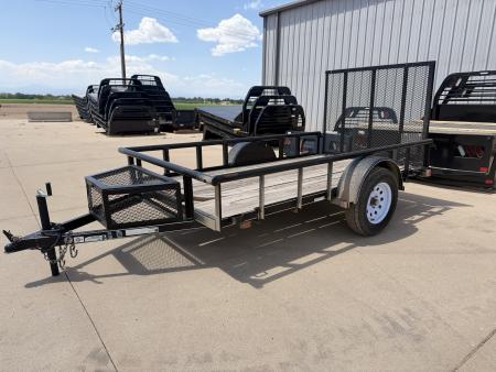 Used 2018 COTC 5-10 Ramp Gate Utility Flatbed Trailer