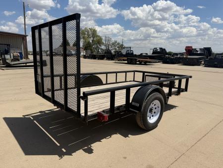 Used 2018 COTC 5-10 Ramp Gate Utility Flatbed Trailer