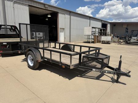 Used 2018 COTC 5-10 Ramp Gate Utility Flatbed Trailer