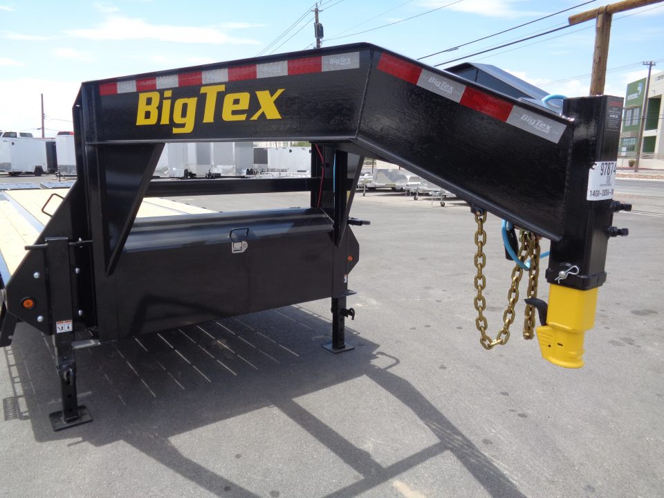New 2027 Big Tex Trailer * 14GN-33D5A * 33ft Single Wheel Tandem Axle Gooseneck Trailer W/ Mega Ramps
