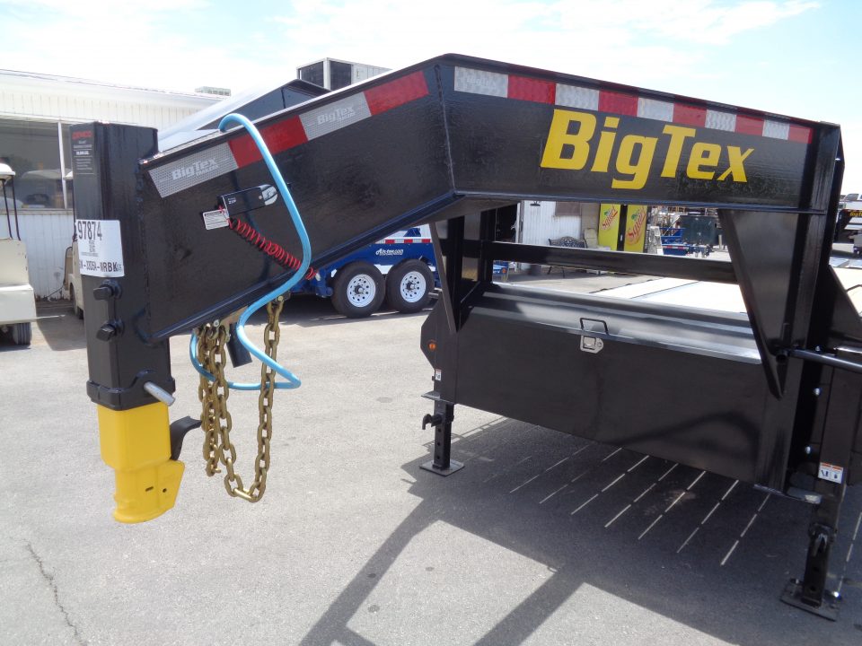 New 2027 Big Tex Trailer * 14GN-33D5A * 33ft Single Wheel Tandem Axle Gooseneck Trailer W/ Mega Ramps