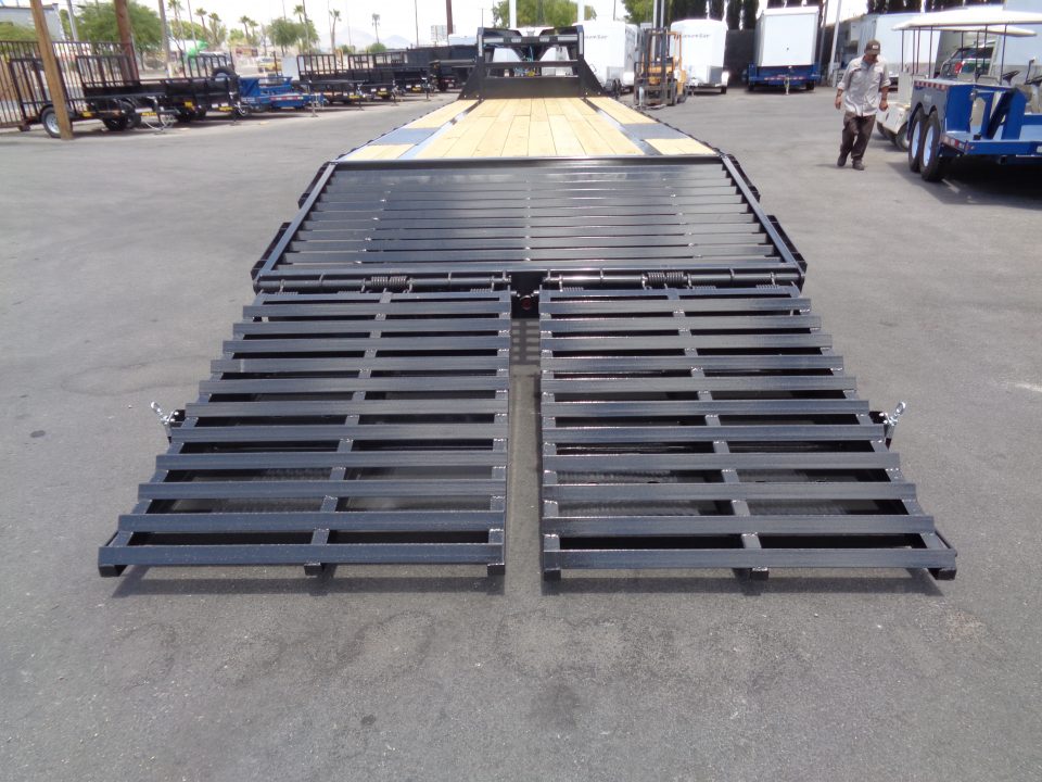 New 2027 Big Tex Trailer * 14GN-33D5A * 33ft Single Wheel Tandem Axle Gooseneck Trailer W/ Mega Ramps
