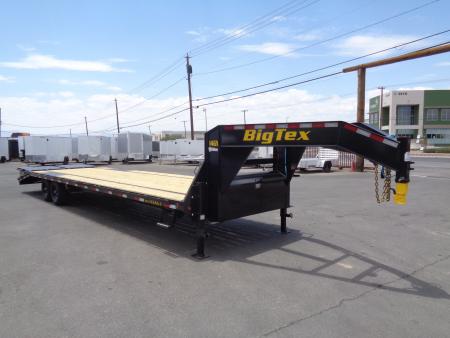 New 2027 Big Tex Trailer * 14GN-33D5A * 33ft Single Wheel Tandem Axle Gooseneck Trailer W/ Mega Ramps